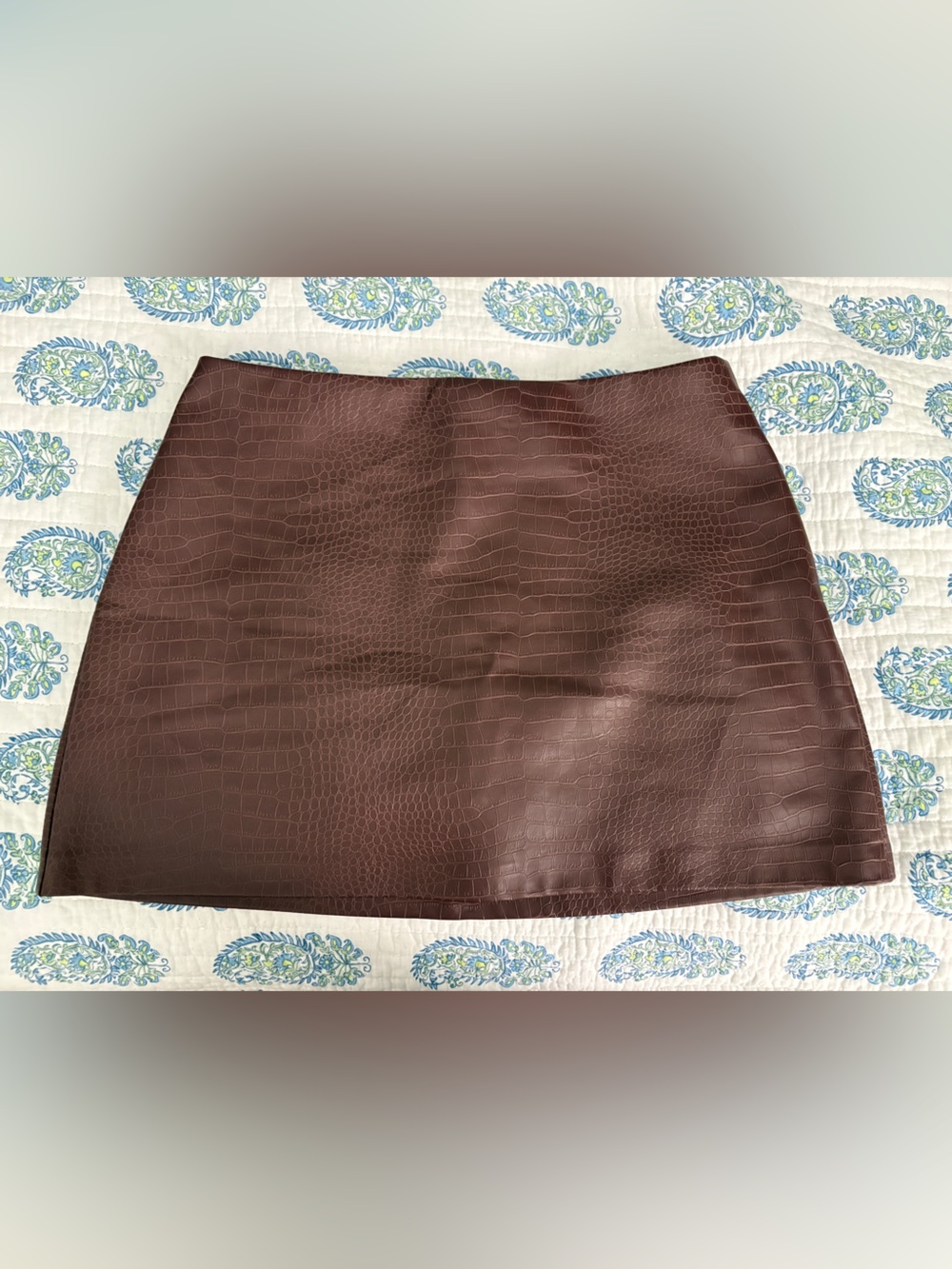 Abercrombie & Fitch Faux Leather Skirt